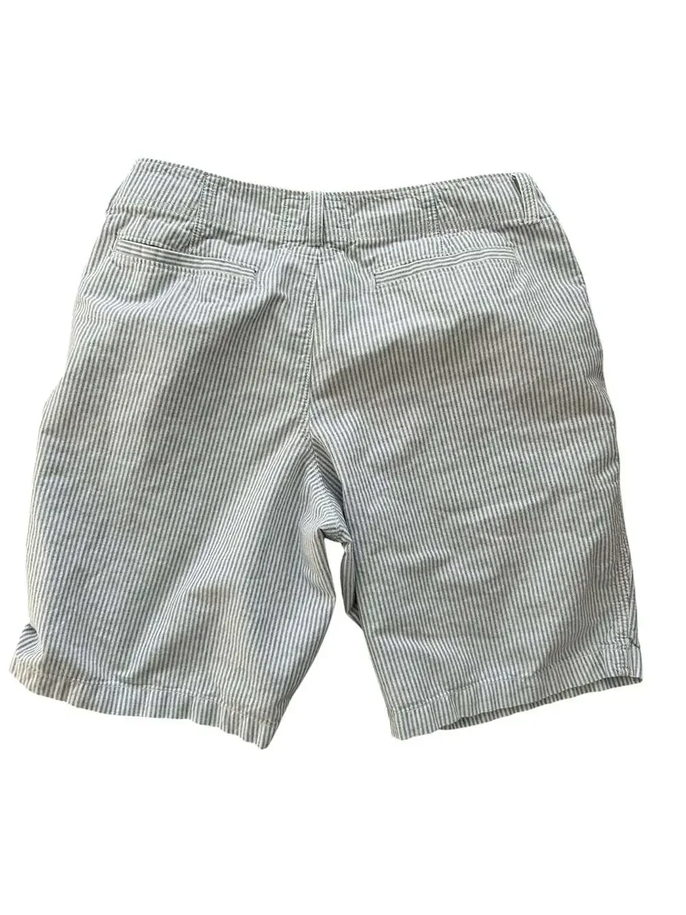 Urban Pipeline Mens Blue and White Striped Cotton Shorts Size 32